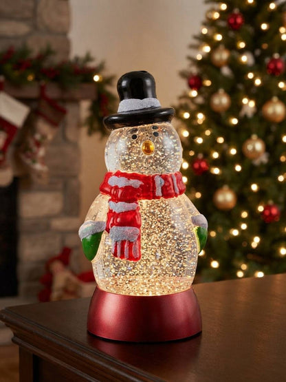 Lámpara Navideña Muñeco De Nieve