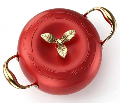 Olla Con Diseño De Manzana