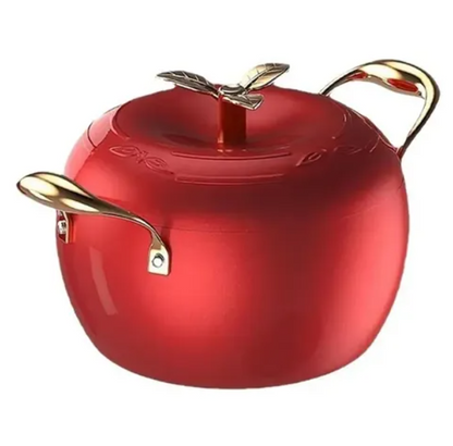 Olla Con Diseño De Manzana