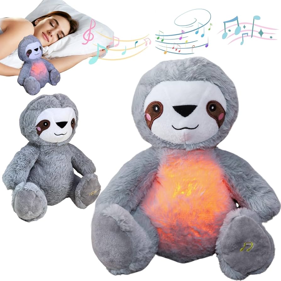 Peluche De Oso Perezoso Musical Con Luz