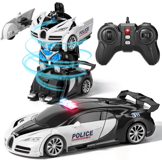 Carro De Policía Transformable
