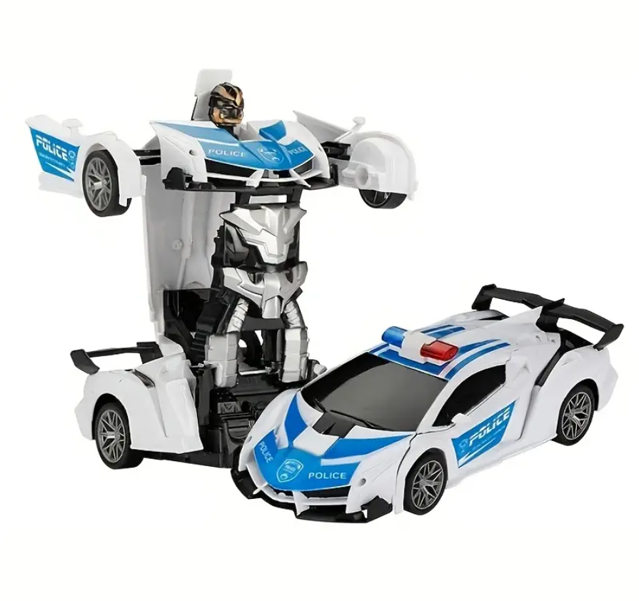 Carro De Policía Transformable