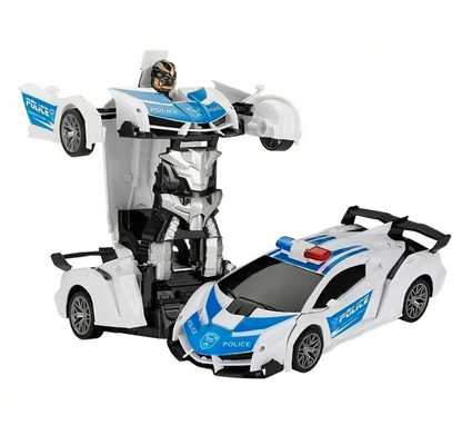 Carro De Policía Transformable