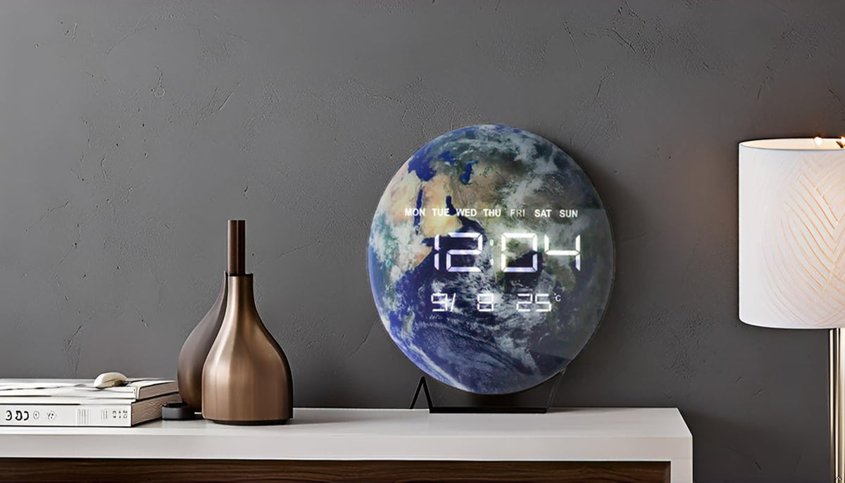 Relojes De Pared Digitales LED Redondos