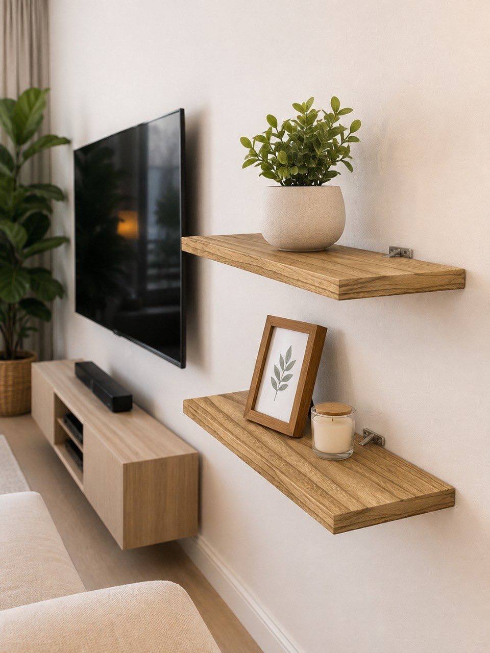 Estante De Madera Para Pared