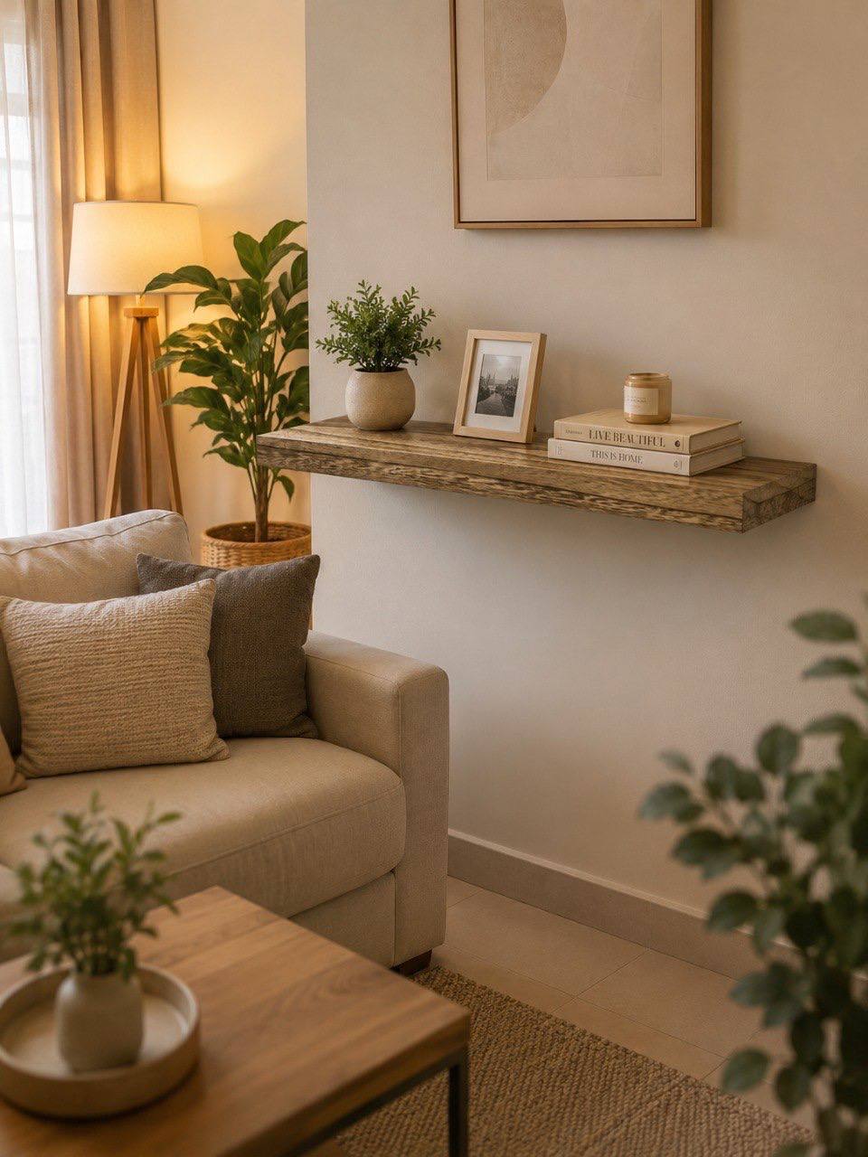 Estante De Madera Para Pared