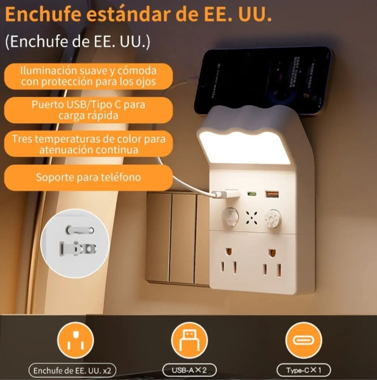 Adaptador de enchufe multiuso