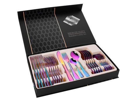 Set de cucharas tornasol