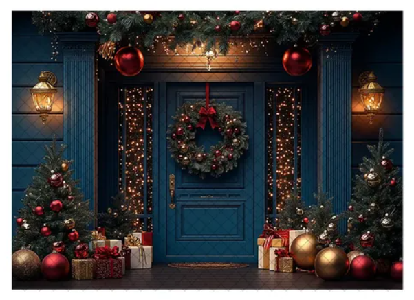Telón Navideño 2*2.5 Metros