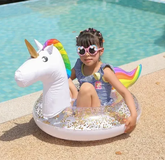 Flotador Inflable Con Diseño De Unicornio