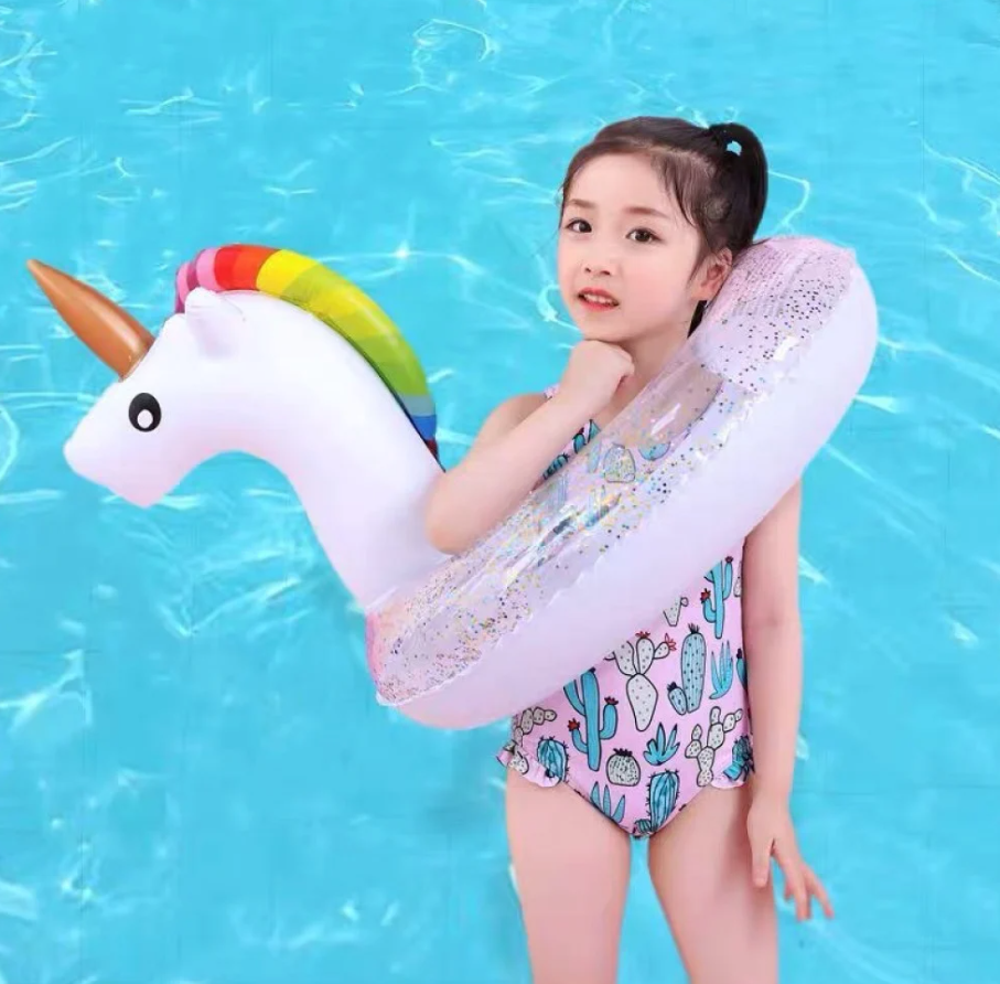 Flotador Inflable Con Diseño De Unicornio
