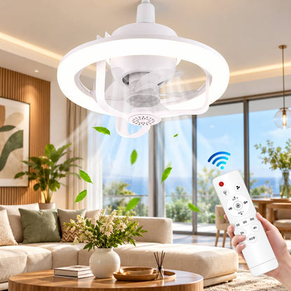 Ventilador Y Ambientador Con Luz Led