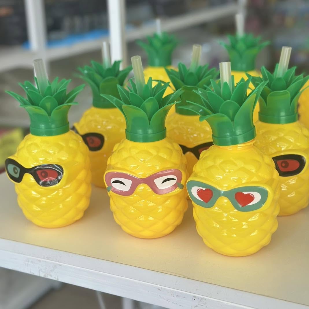 Vasos De Plástico Con Forma De Piña
