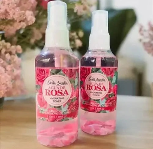 Agua De Rosas Tonificante Para Piel Suave Y Radiante