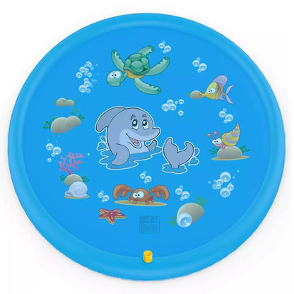 Alfombrilla juego con rociadores de agua