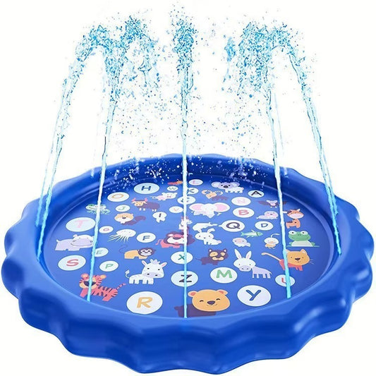 Alfombrilla juego con rociadores de agua