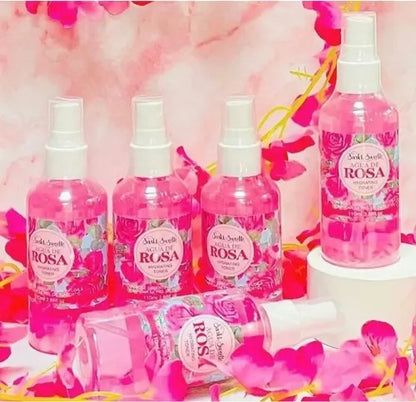Agua De Rosas Tonificante Para Piel Suave Y Radiante