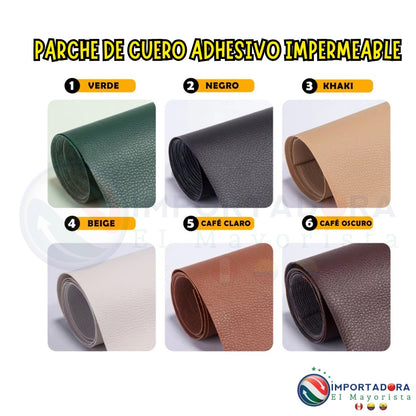 Parche De Cuero Adhesivo Impermeable