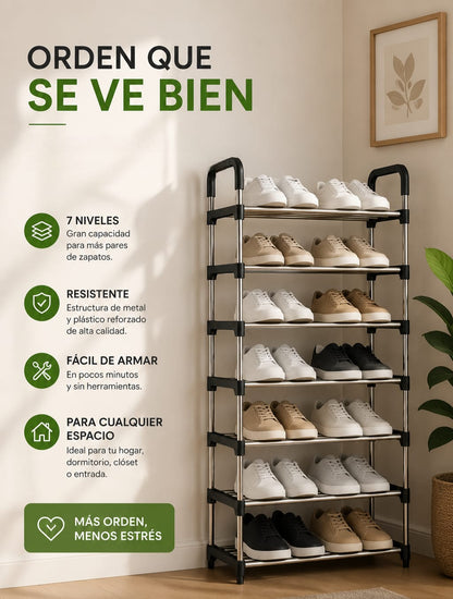 Zapatera de 7 pisos