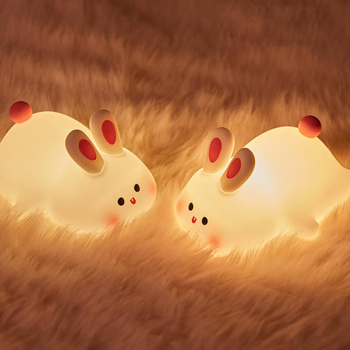 Lámpara De Conejo De Silicona LED