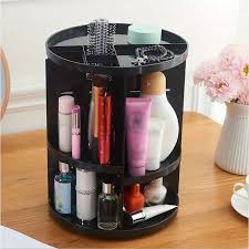 Almacenamiento de cosmeticos giratorio