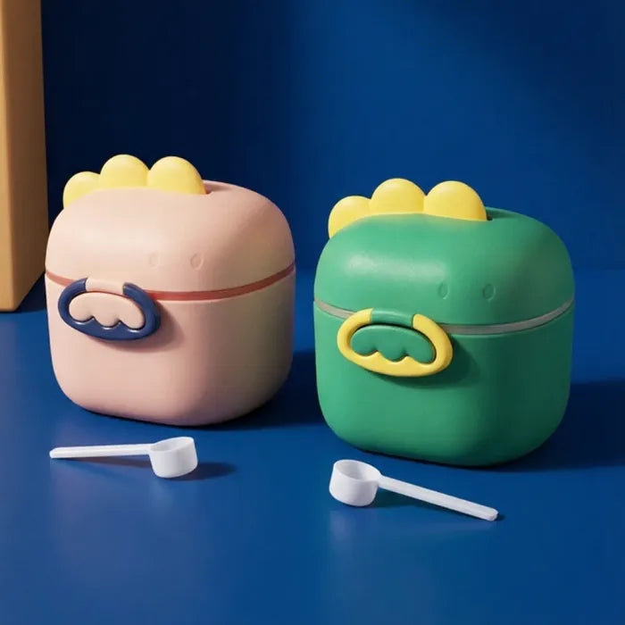 Dispensador portátil de leche en polvo