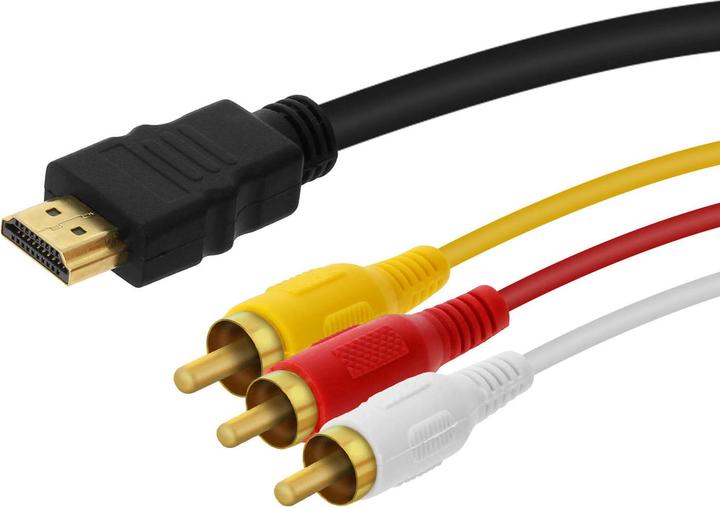 CABLE HDMI A 3RCA