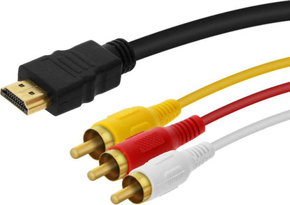 CABLE HDMI A 3RCA