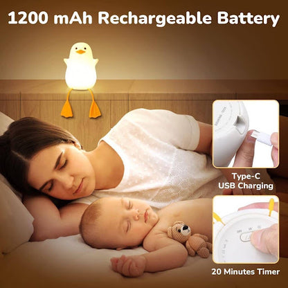 Lámpara recargable de pato