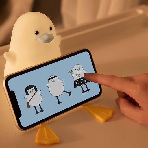 Lámpara recargable de pato