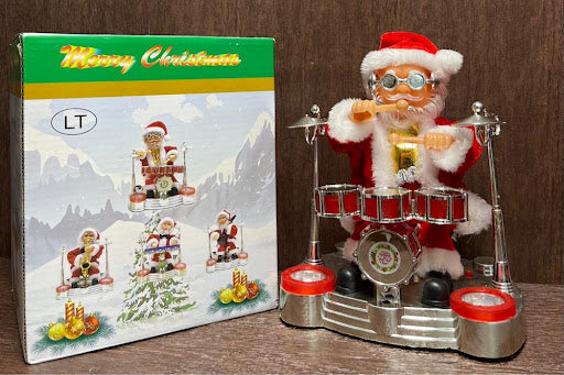 Adorno navideño Santa Claus bateria