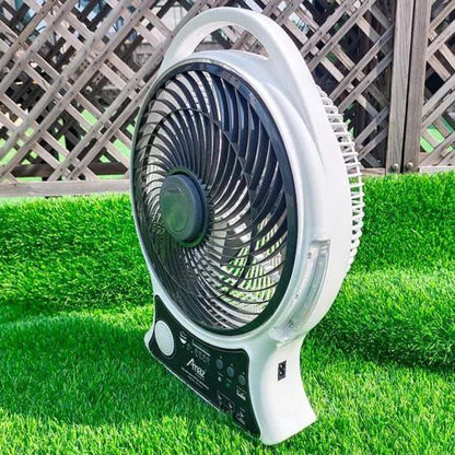 Ventilador recargable solar con Bluetooth