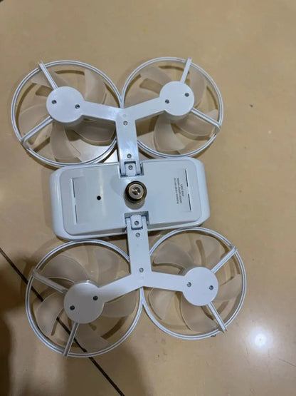 Lámpara ventilador estilo dron