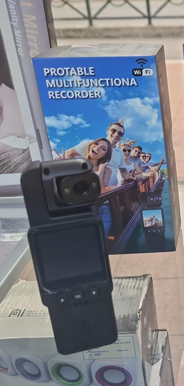 Mini camara corporal poket wifi Dv02 vlog