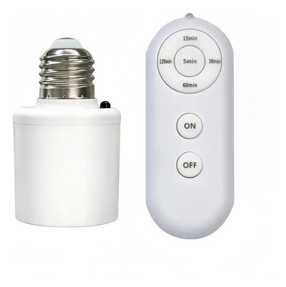 Portalámparas con control remoto