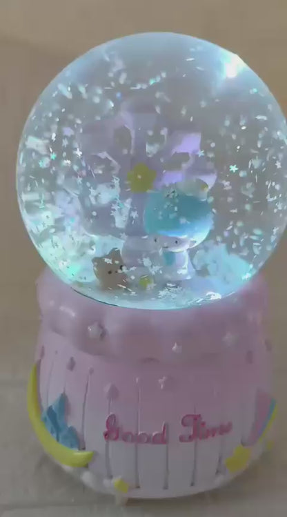 Lámpara musical de cristal
