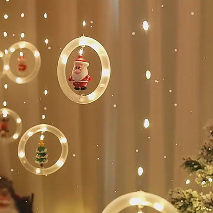 Guirnalda de aro navideño