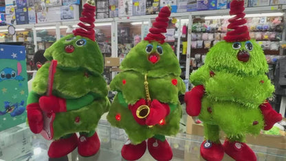 Muñecos navideños bailarines
