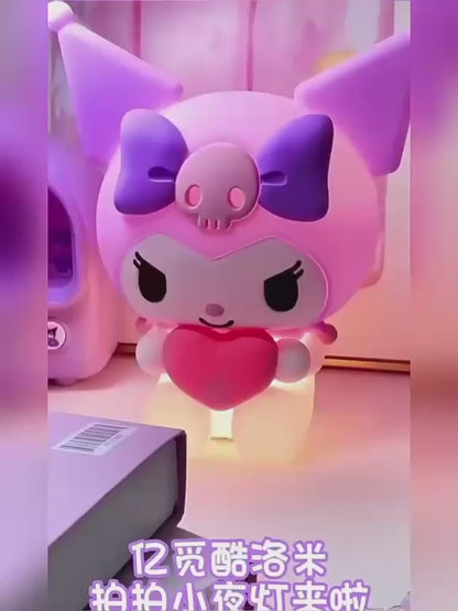 Lámpara de silicona Sanrio Kuromi