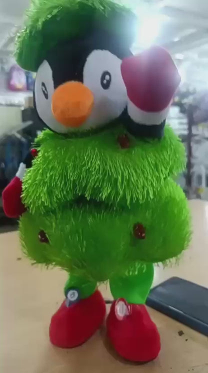 Muñecos navideños bailarines