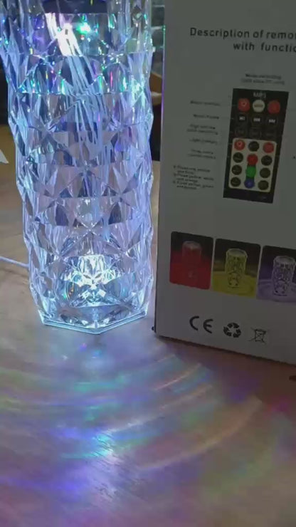 Lámpara de cristal con bluetooth