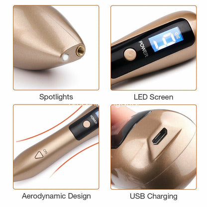 Pluma laser cauterizador elimina lunares