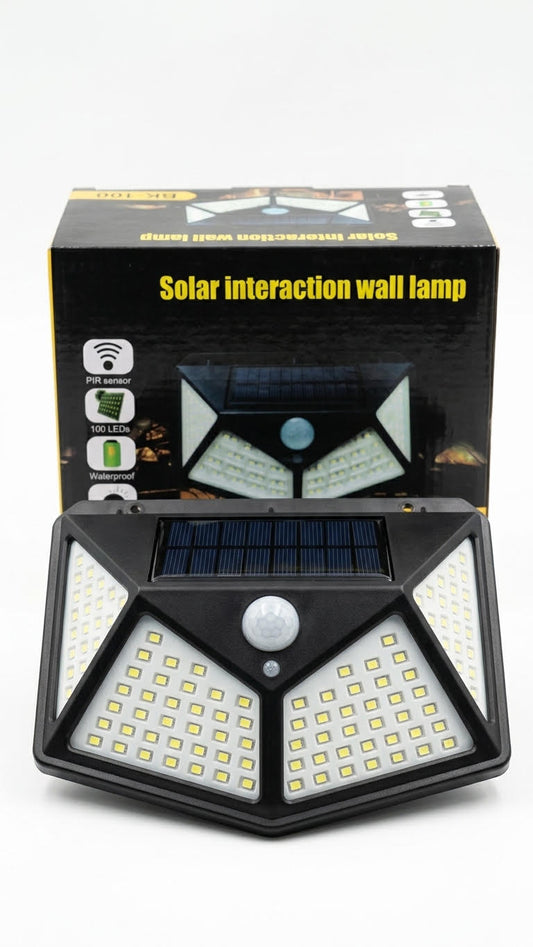 Lampara Solar con Sensor de Movimiento